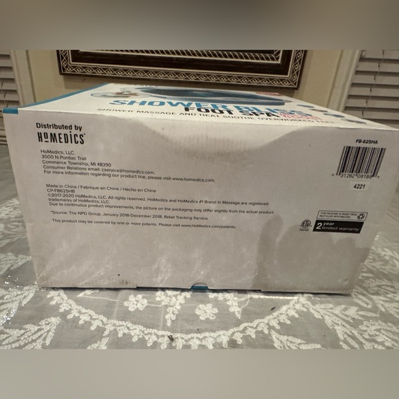 Homedics Shower Bliss FOOT SPA with heat boost. - Picture 6 of 11